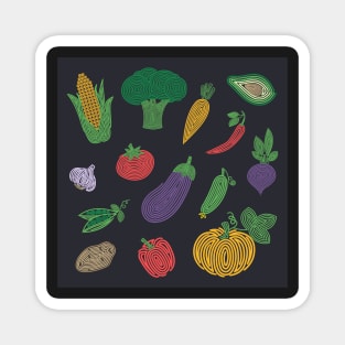 Hypno veggies Magnet