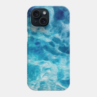 Beautiful Blue Waves 3 Phone Case