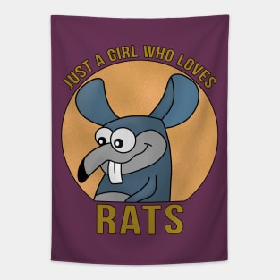 Just a Girl Who Loves Rats Tapestry