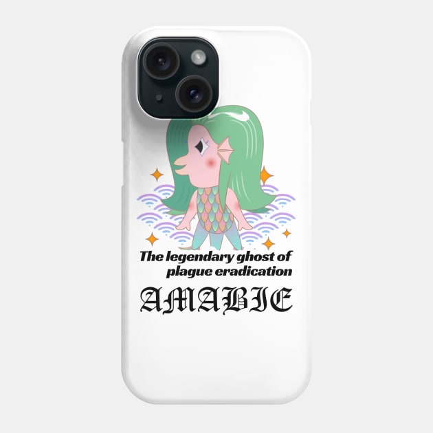 The legendary ghost of plague eradication"AMABIE" Phone Case by CRAZYMAN