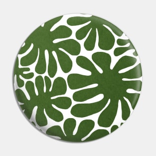 Abstract green flowers Pin