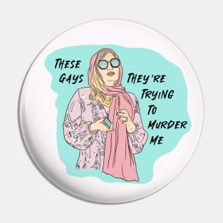 Jennifer Coolidge These Gays Design Pin