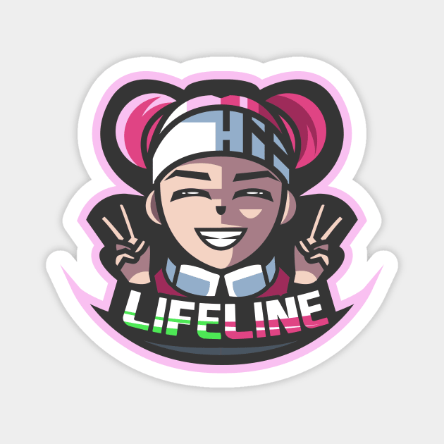 Apex Legends Lifeline Mascot Esports logo Magnet by AwHM17