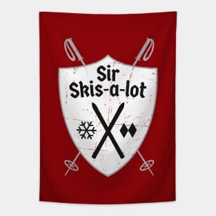 Sir Skis-a-lot Tapestry