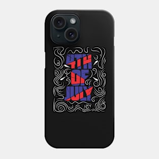 funny 4th of july design fireworks independance national day humor Phone Case