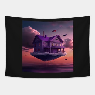 Elevated Seascape House Tapestry