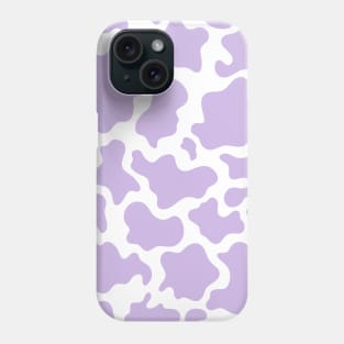 Purple Cow Print Phone Case