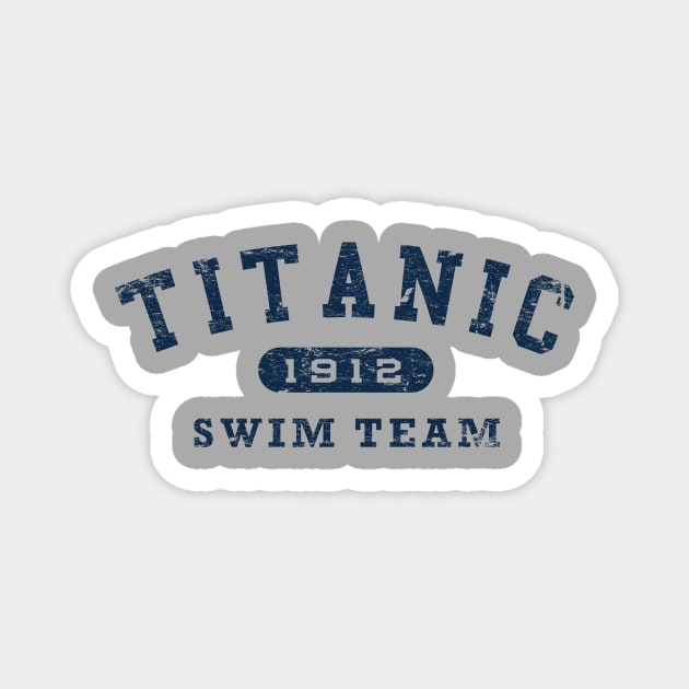 Titanic Swim Team Magnet by MindsparkCreative