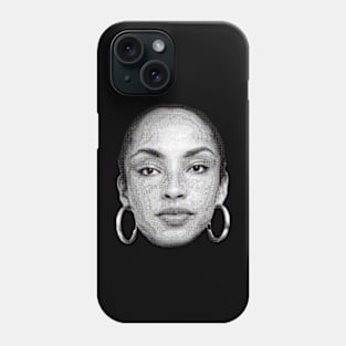 Halftone Sade Adu Phone Case