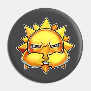 Grumpy sunshine Pin