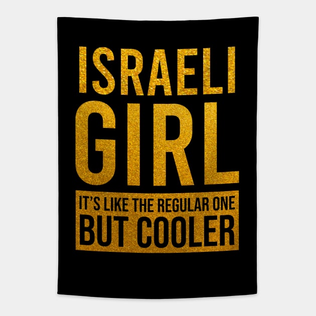 Israeli girl funny Tapestry by Artomino