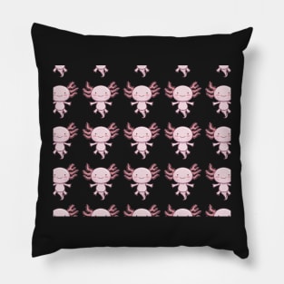 Axolotl Cute Pink Baby Fish Animal Social Distancing Salamander FaceMask Pillow