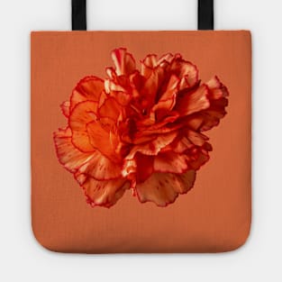 Stunningly Beautiful Red Carnation Vector Cut Out Tote