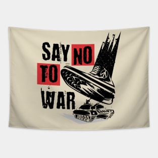 stop war t-shirt Tapestry