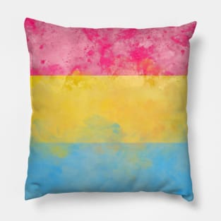 Pan Pride Flag - Water color Pillow