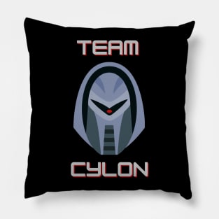 Team Cylon Battlestar Design Pillow