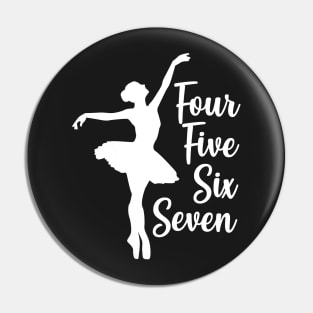 Ballerina Dance Gift for Ballet Dancer graphic Pin