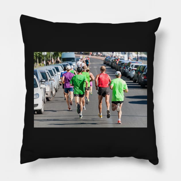 Marathon Pillow by ansaharju