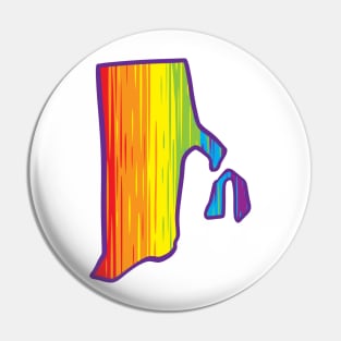 Rhode Island Pride Pin