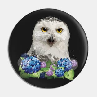 Snowy owl Pin