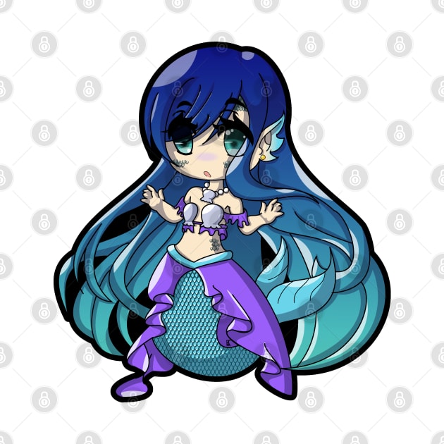 Blue Mermaid by Kristel's Kreations