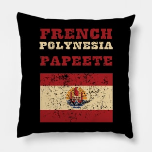 Flag of French Polynesia Pillow