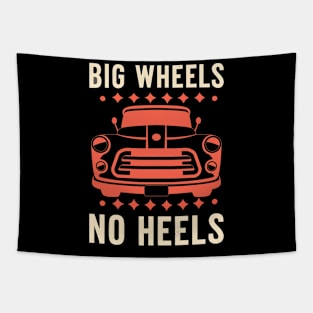 Big wheel no heels Tapestry