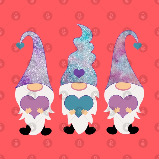 Galaxy Gnome Trio by Imp's Dog House