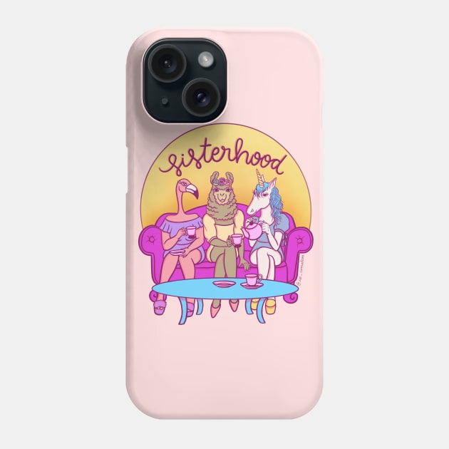 Sisterhood Phone Case by @isedrawing