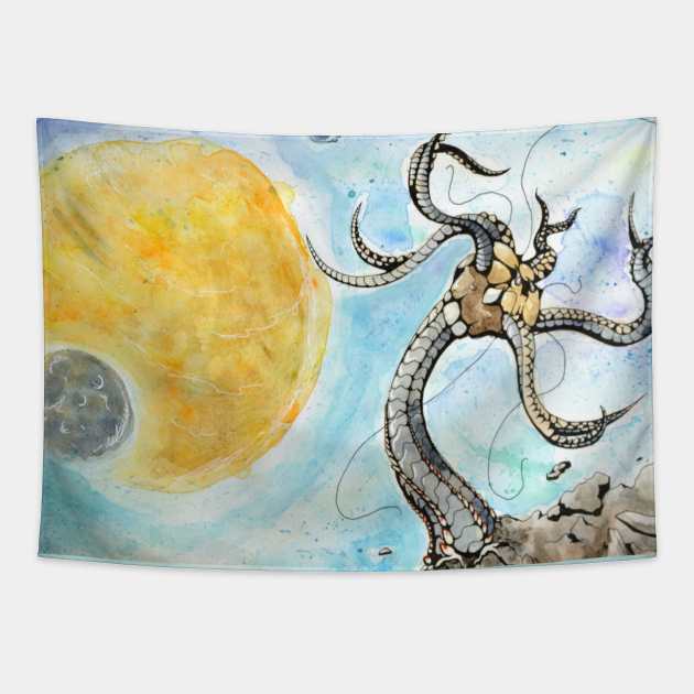 The Hand Of Dusk Tapestry by Fluffysminion