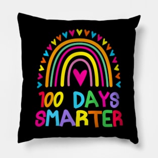 100 Days Smarter Rainbow Pillow