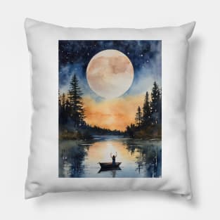 I Love The Moon! (and the moon loves me) Pillow