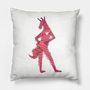 Wired To Love Unicorn Pillow