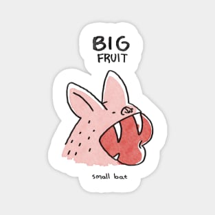 Big Fruit Small bat Magnet