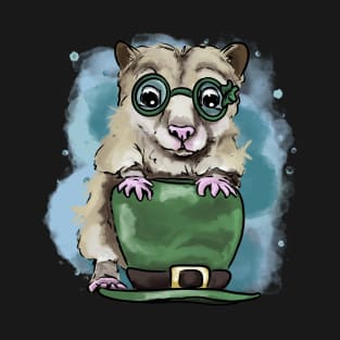 Funny hamster - St. Patrick's day T-Shirt