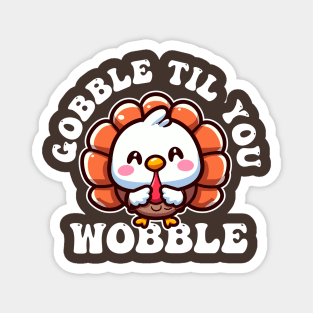 Thanksgiving Cute Kawaii Turkey Magnet