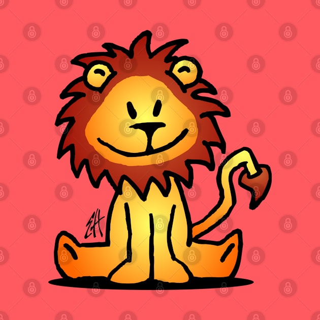 Cute lion by Cardvibes