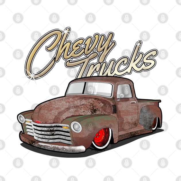 chevy trucks by small alley co