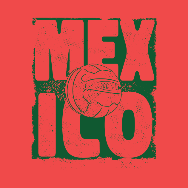 Vintage Mexican Football // Retro Mexico Soccer by SLAG_Creative