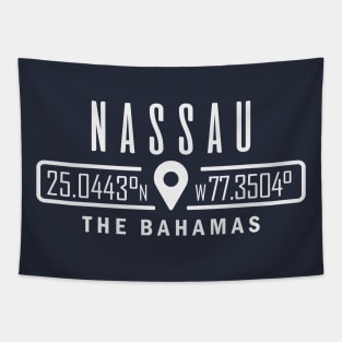 Nassau, Bahamas GPS Location Tapestry