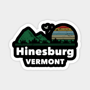 Mountain Sunset Flying Birds Outdoor Hinesburg Vermont Magnet