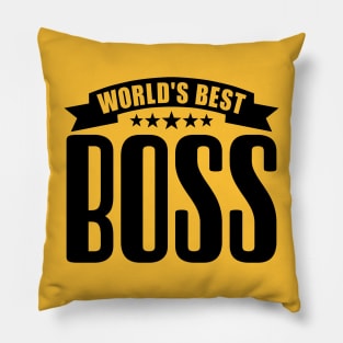 World's Best Boss Pillow