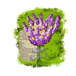 Bookish Lavender Bouquet T-Shirt