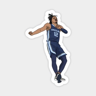 ja morant and the cabbage patch dance Magnet