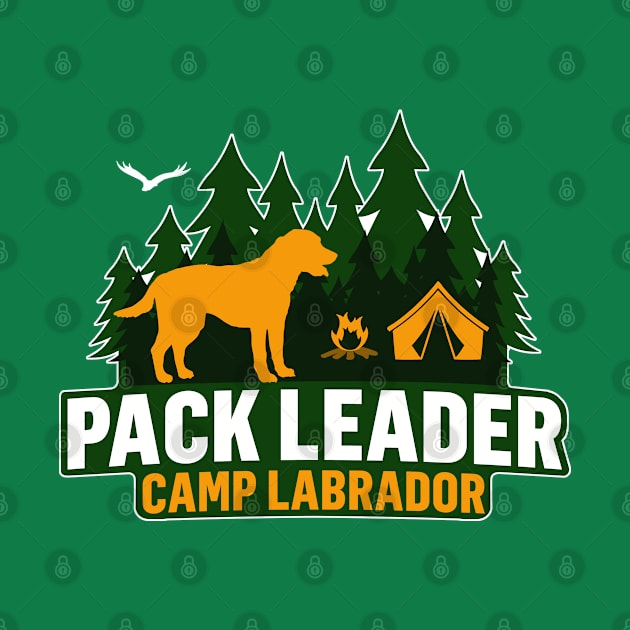 Camp Labrador Pack Leader by Rumble Dog Tees