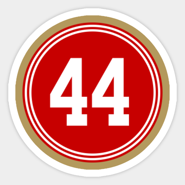 49ers 44 jersey