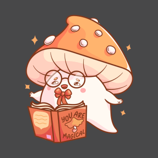 Reading Mushroom T-Shirt