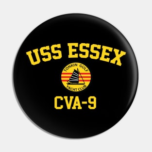 USS Essex CVA-9 Tonkin Gulf Yacht Club Pin