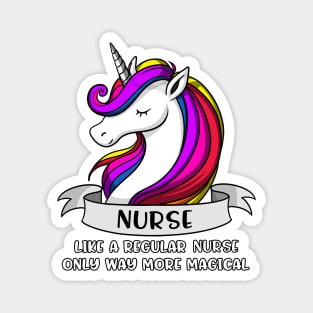 Unicorn Nurse Magnet