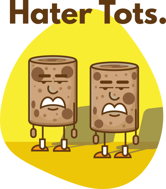 Hater tots. Kids T-Shirt by Signal 43